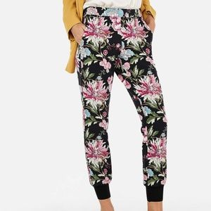 Express floral jogger pants